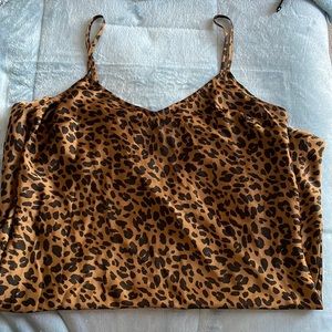 Cheetah flowy midi dress size S